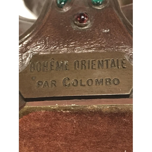 1990 - A Quality bronze bust on a later base by Renzo Colombo