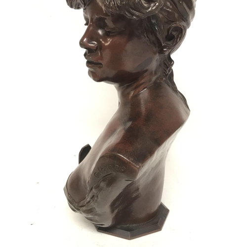 1990 - A Quality bronze bust on a later base by Renzo Colombo