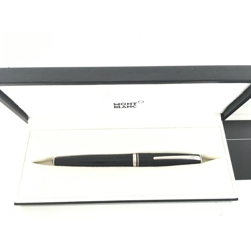 701 - A Boxed Mount Blanc Pen with service Guide.