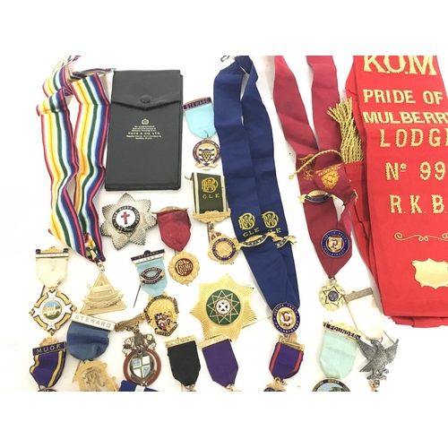 703 - A Collection Of Masonic items. mainly Medals.