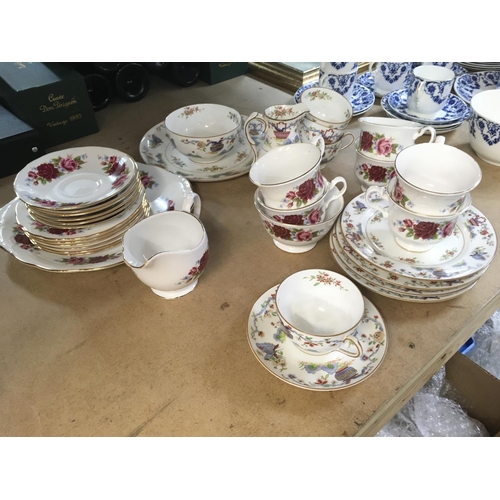 808 - Royal Kent & Royal Worcester China cups and plates. Made in England