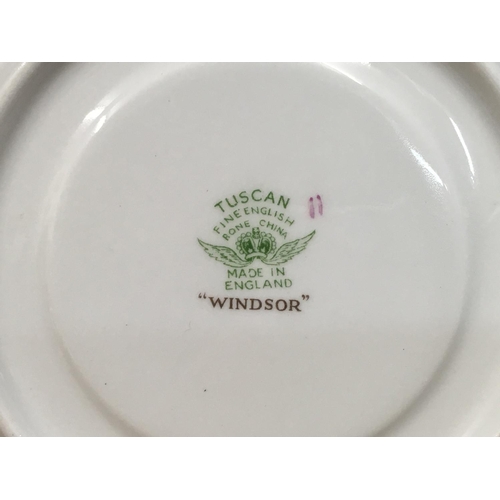 811 - Tuscan China tea set. Windsor pattern. First and second class condition, made in England.