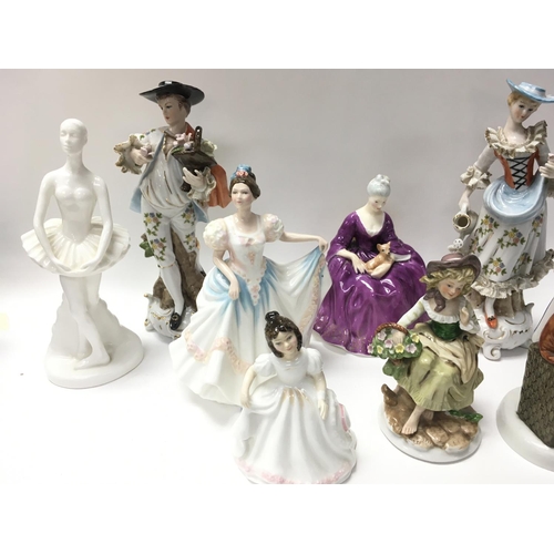834 - A Collection of Royal Doulton and other Figures