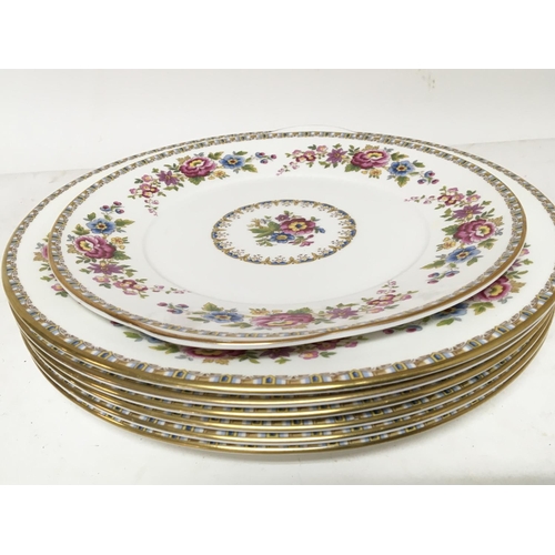 871 - A Royal Grafton bone China Malvern porcelain tea and dinner a comical Doulton character jug and a ha... 