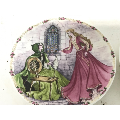 931 - China Coalport Cinderella plates