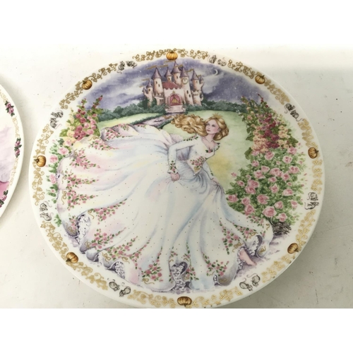 931 - China Coalport Cinderella plates