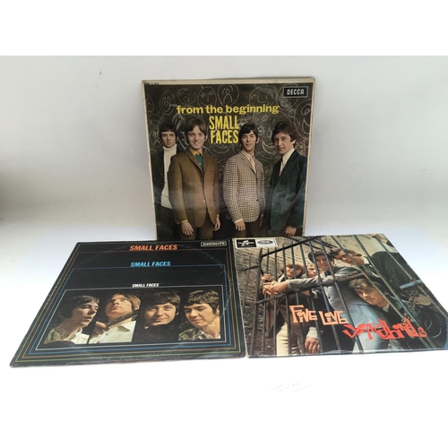 153 - Two first UK pressings of Small Faces LPs comprising 'From The Beginning' and 'Small Faces' plus a f... 