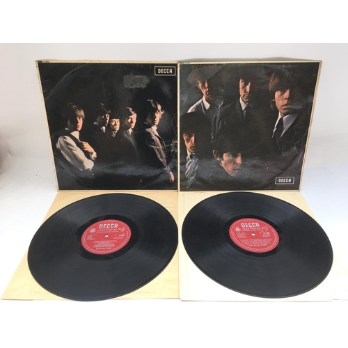 165 - Two early UK pressings of the first two Rolling Stones LPs, vinyl VG+.