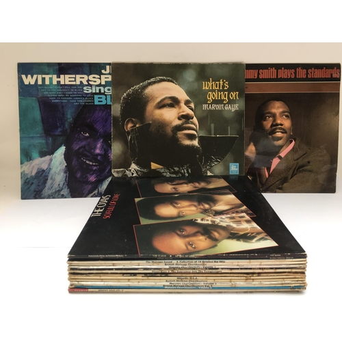 171 - A collection of soul and Motown LPs by various artists including Marvin Gaye, Jimmy Witherspoon and ... 