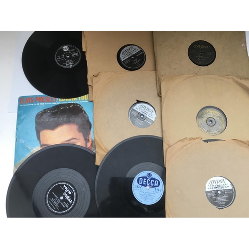 175 - A collection of rock n roll 78rpm records, jazz and blues EPs, 7inch singles and CDs.