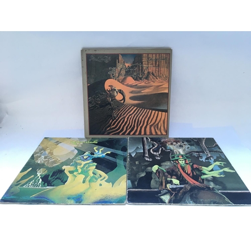 188 - Three first UK pressings of Greenslade LPs comprising the self titled album which is signed to the i... 