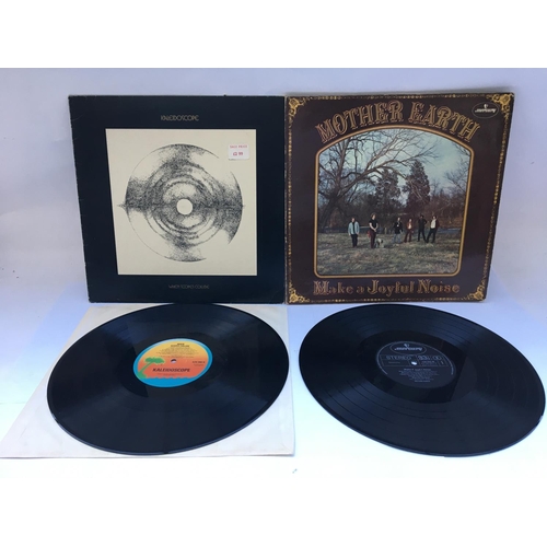 189 - Two folk rock LPs comprising âMake A Joyful Noiseâ by Mother Earth and âWhen Scopes Collideâ... 