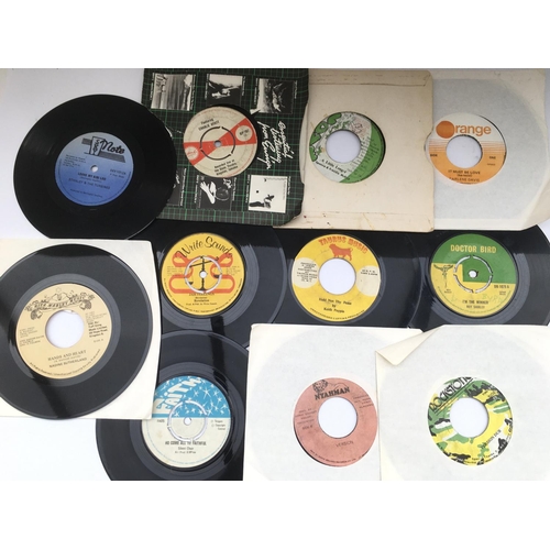 201 - A small collection of reggae 7inch singles including Jamaican pressings.