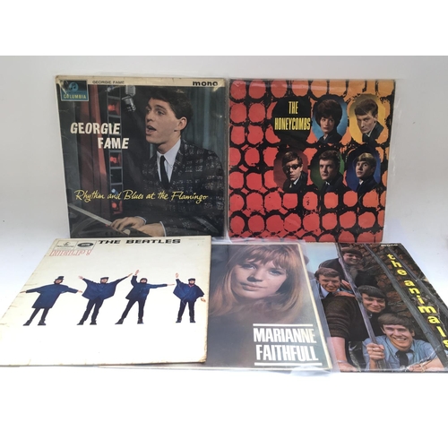 218 - Ten 1960s beat and pop LPs by various artists including The Beatles, Sounds Incorporated, The Animal... 