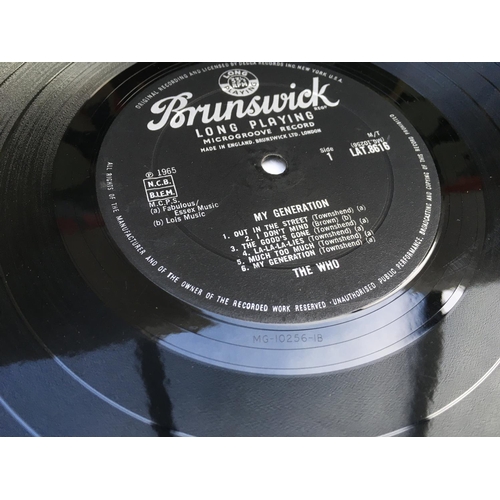 223 - Two first UK pressings of the 'My Generation' LP by The Who, LAT8616 on the Brunswick label. One rec... 