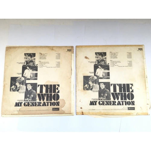 223 - Two first UK pressings of the 'My Generation' LP by The Who, LAT8616 on the Brunswick label. One rec... 