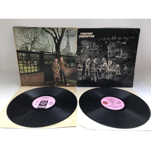 229 - Two first UK pressings of Fairport Convention LPs comprising Unhalfbricking, two small hairline scra... 