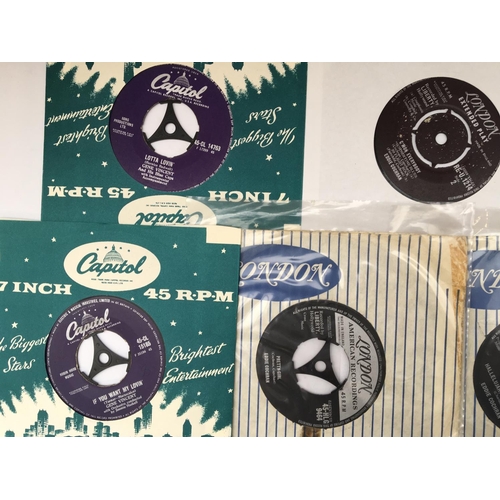 266 - Four Eddie Cochran EPs and six 7inch singles.