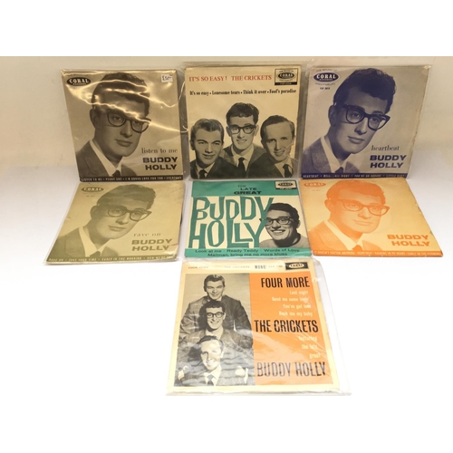 268 - Seven Buddy Holly & The Crickets EPs.