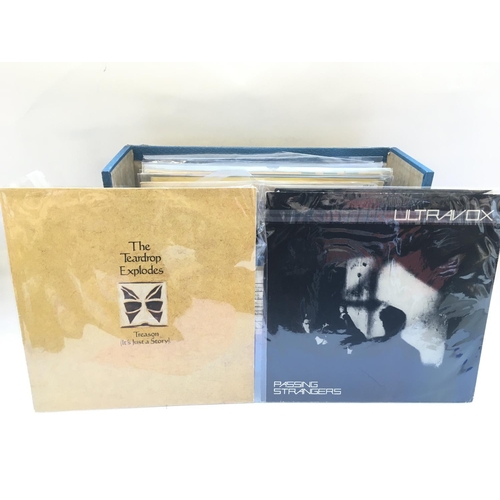 280 - A record case of 12inch singles by various artists including U2, Madonna,