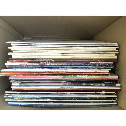 284 - A collection of over 40 LPs by various artists including Tom Petty, The Rolling Stones, Queen and ot... 