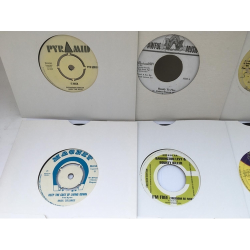 317 - A collection of reggae 7inch singles including Jamaican pressings.