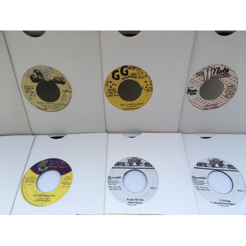 317 - A collection of reggae 7inch singles including Jamaican pressings.