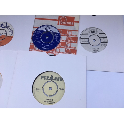 317 - A collection of reggae 7inch singles including Jamaican pressings.