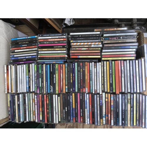 321 - Four boxes of CDs, various artists.