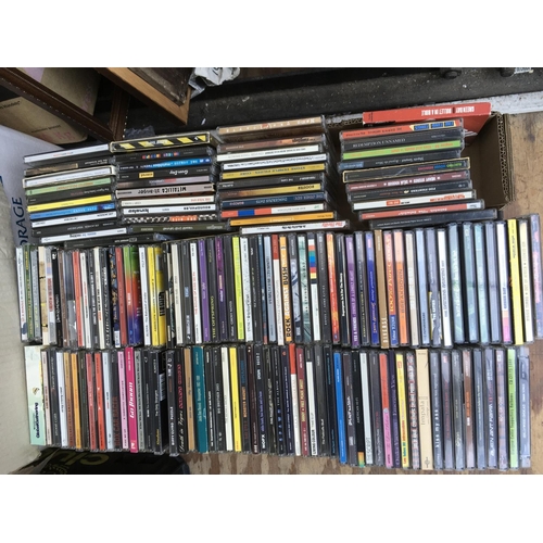 321 - Four boxes of CDs, various artists.