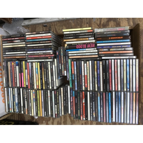 321 - Four boxes of CDs, various artists.