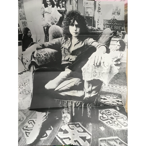 48 - A first UK pressing of 'Electric Warrior' by T Rex complete with portrait inner sleeve and poster in... 