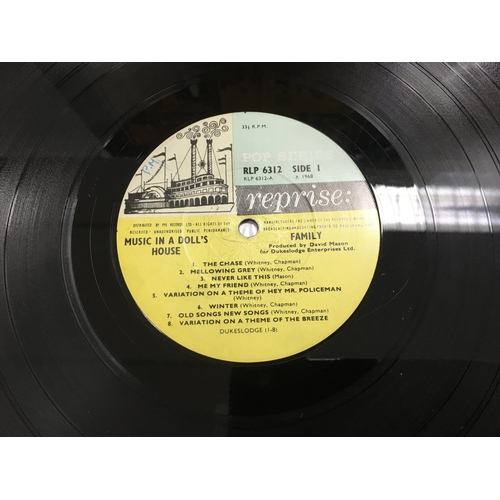 72 - Two first UK pressings of 'Music In A Doll's House' by Family, RLP 6312. One is VG+ but the other ha... 