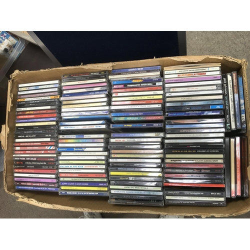 74 - Two boxes of CDs by various artists.