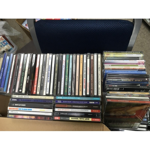 74 - Two boxes of CDs by various artists.