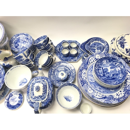1099 - A large collection of ceramics Predominantly Spodes.