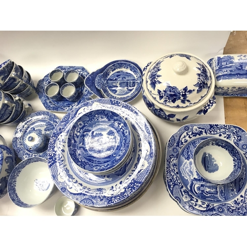 1099 - A large collection of ceramics Predominantly Spodes.