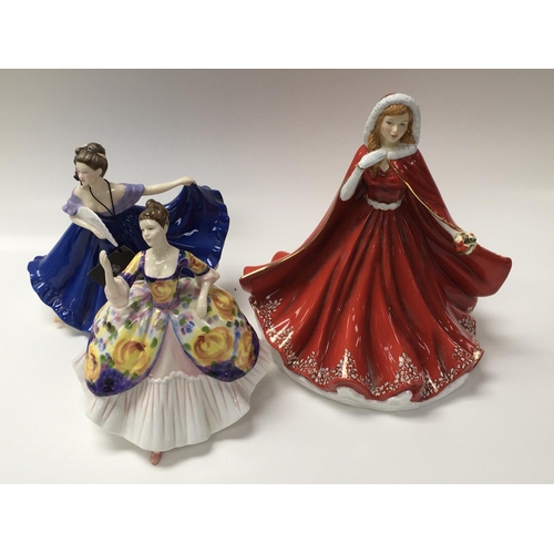 1145 - 6 Royal Doulton porcelain figurines. Unboxed.