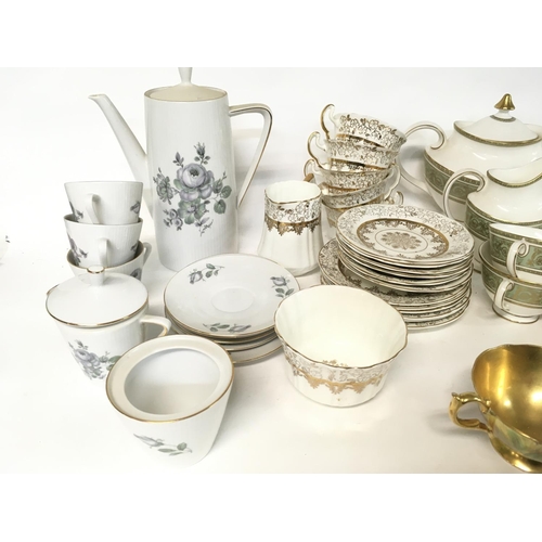 1150 - Collection of assorted tea sets by various makers including Milton - Royal Doulton- Royal Albert etc