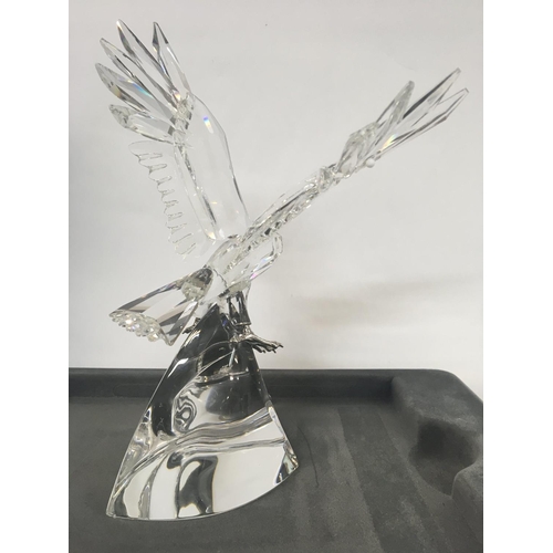 1194 - A cased Swarovski Silver Crystal collection- The Eagle, together with certificate of authenticity sh... 