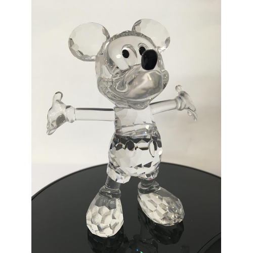 1196 - Walt Disney Swarovski Showcase collection figures including Mickey Mouse, Minnie, Donald and Daisy D... 