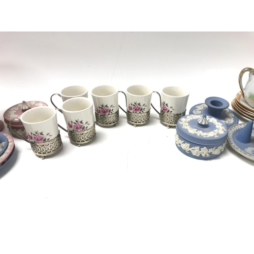 1203 - Wedgewood, Samurai & Kilmax tea set