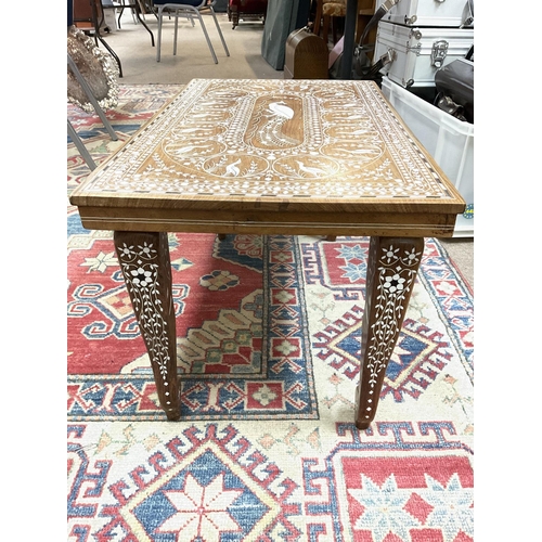 1437 - Anglo Indian inland teak table