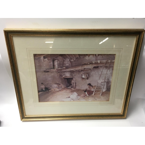 1528 - Two Russell flint prints 63.5x51.5