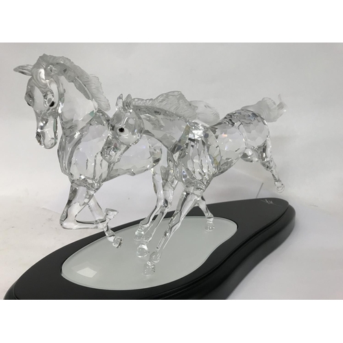 936 - A Swarovski limited edition piece The Wild Horses 05347/10000, with certificate of authenticity, pap... 