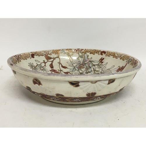 106 - Japanese satsuma bowl NO RESERVE