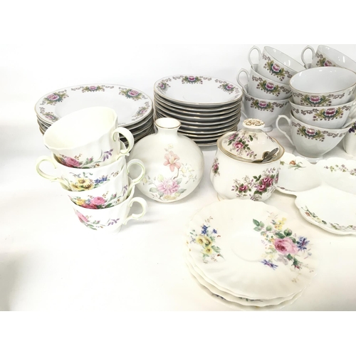 153 - No Reserve - A collection of various part tea sets including Royal Doulton and Melea China.