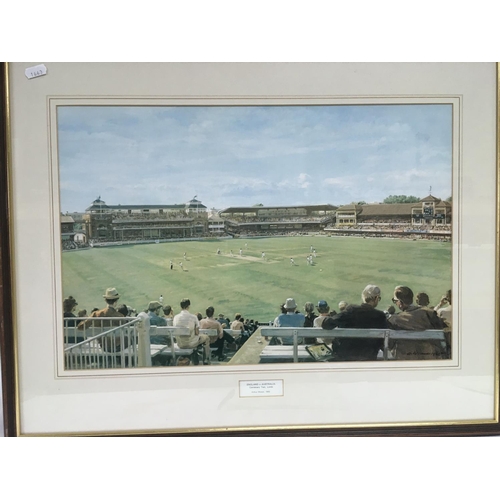 290 - Five golfing and cricketing prints, some signed. NO RESERVE