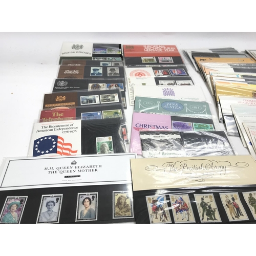 401 - A large collection of sealed stamp packs.