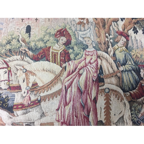 514 - The Royal hunt tapestry by Marc Waymel. Created exclusively for The Franklin Mint 1984